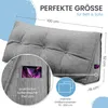ELONEO Rückenkissen 100 cm breit, Keilkissen für Bett und Produktbild-Vorschau 7