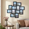 Bilderrahmen Set 12 Stück 13x18 cm Holz schwarz Collage Produktbild-Vorschau 6