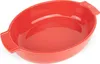 Peugeot ovale Auflaufform Appolia Ofenform Keramik Rot 31 Produktbild-Vorschau 1