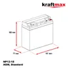 Kraftmax Industrial Pro Bleiakku [ 12V / 18Ah ] AGM Produktbild-Vorschau 4
