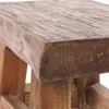 HOLZ HOCKER "VINTAGE 40" | Hartholz, 43x45 cm (HxB) | Produktbild-Vorschau 5