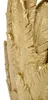 Mauro Ferretti Vase Federn 32x34x80 cm goldfarben Produktbild-Vorschau 3