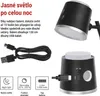 LED stolní lampa ABBIE nabíjecí, černá Náhled obrázku produktu