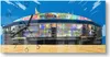 DEQOART Glasuhr 60x30 cm Zahlen 'Stadion Schalke 04' Produktbild-Vorschau 1