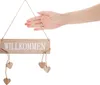 com-four® 2x Türanhänger "Willkommen" und "Welcome" mit Produktbild-Vorschau 5