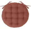 Atmosphera Stuhlkissen rund - terracotta - Baumwolle - Produktbild-Vorschau 3