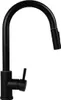 A black kitchen faucet with a pull-down sprayer. Náhled obrázku produktu