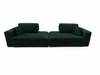 BIGSOFA COZI, Dunkelgrün mit Cordbezug Produktbild-Vorschau 3