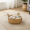 PawHut Katzenbett Rattan Katzenhöhle Katzenkorb mit Produktbild-Vorschau 8