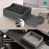 Aufbewahrungsbox Schubladen Organizer aus Vliesstoff Produktbild-Vorschau 7