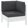 vidaXL Palettenkissen 3-tlg. Schwarz Oxford-Gewebe Produktbild-Vorschau 3