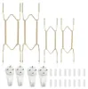 4er Set Tellerhaken – Flache Wandhaken aus Edelstahl (8 & Produktbild-Vorschau 1