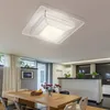 LED Deckenlampe, Chrom, verspiegelt, quadratisch, satiniert Produktbild-Vorschau 4