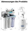 Naturewater 6-stopniowa odwrócona osmoza RO 180 Podgląd zdjęcia produktu 13