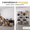 IvoQ Regálové jednotky sada 2 ks – 180 x 90 x 40 cm – Náhled obrázku produktu 6