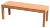 Teakholz Wartebank 120cm Gartenbank aus Teak Parkbank Produktbild-Vorschau 1