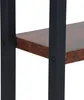 Table d'appoint pliable en forme de C, aspect bois, cadre Voir les images du produit 6