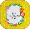 Mr. & Mrs. Panda grill untersetzer Grillmeisterin - Weiß - Produktbild-Vorschau 1