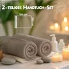 Set di 2 teli da bagno Cloud Pillow, 100x150 cm, 100% Anteprima dell’immagine prodotto 3