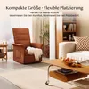 A living room scene featuring a recliner chair and a sofa. Produktbild-Vorschau
