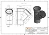 Ostendorf HTsafe Abzweig DN 110 45° 175200 Produktbild-Vorschau 2