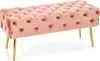 Halmar Gepolsterte Flurbank Athena - rosa / gold Produktbild-Vorschau 1