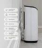 A white dehumidifier is placed next to a wall with several feature callouts. Anteprima dell’immagine prodotto