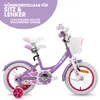 HILAND Petal 14 Zoll Kinderfahrrad für Mädchen ab 3 4 5 6 7 Produktbild-Vorschau 3