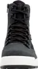 A close-up, front view of a black and gray men's boot. Produktbild-Vorschau