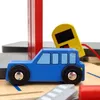 Tooky Toy Holz-Parkhaus TL698, 22-tlg, 3 Etagen, Produktbild-Vorschau 6