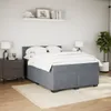 vidaXL Postel Boxspring s matrací Dark Grey 160x200 cm Náhled obrázku produktu 5