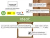 needs&wants Grande bordure de parterre surélevée en bois, Voir les images du produit 2