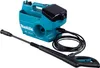 A teal and black Makita high-pressure washer with its accessories. Náhled obrázku produktu