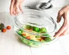 Ovaler Glasbräter 3,5L mit Deckel aus Borosilikatglas Produktbild-Vorschau 3