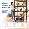 4er Set Schwerlastrollen mit Bremse – Lenkrollen bis 400 kg Produktbild-Vorschau 6