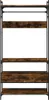 vidaXL Kledingrek met lades, gerookt eikenhout, 89x39x184,5 Productafbeelding-voorbeeld 5