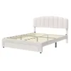 Cama tapizada Fortuna Lai, tamaño 160x200 cm, con puerto Vista previa de la imagen del producto 7
