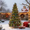 XINZI Weihnachtsgirlande 15m, Tannengirlande mit roten Produktbild-Vorschau 11