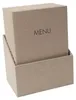 sigel SM208 Cartella portamenu sigel MENU, DIN A4, beige, Anteprima dell’immagine prodotto 1