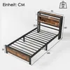 okwish Metallbett Einzelbett 90 x 200 cm mit Produktbild-Vorschau 7
