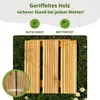 Floranica Holzfliese 1 Stk. 30 x 30 cm Natur Produktbild-Vorschau 4