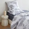 Pościel 160x200 Satyna Vintage Drzewa, 100% Bawełna, Podgląd zdjęcia produktu 2