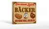 Holzschild Essen 18x12cm Lebende Legende Bäcker Brot Produktbild-Vorschau 1