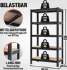 MONZANA® 2X Schwerlastregal 180x90x40cm Schwarz 1750kg 10 Produktbild-Vorschau 2