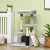 PawHut Kraboom voor katten met massagehoek, kattenhol en Productafbeelding-voorbeeld 2