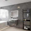 Badezimmerschrank 50cm Mineralguss Waschtisch mit Produktbild-Vorschau 3