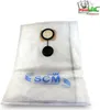 A vacuum cleaner dust bag is shown against a white background. Produktbild-Vorschau