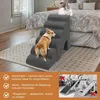 Scala per cani, altezza 60 cm, 6 gradini, colore grigio, Anteprima dell’immagine prodotto 6