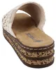 RIEKER Damen Schlupf Pantolette beige Textil - Größe: 38 Produktbild-Vorschau 3