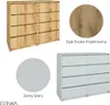 BDW, cassettiera, credenza soggiorno, 120x100cm, cashmere Anteprima dell’immagine prodotto 6
